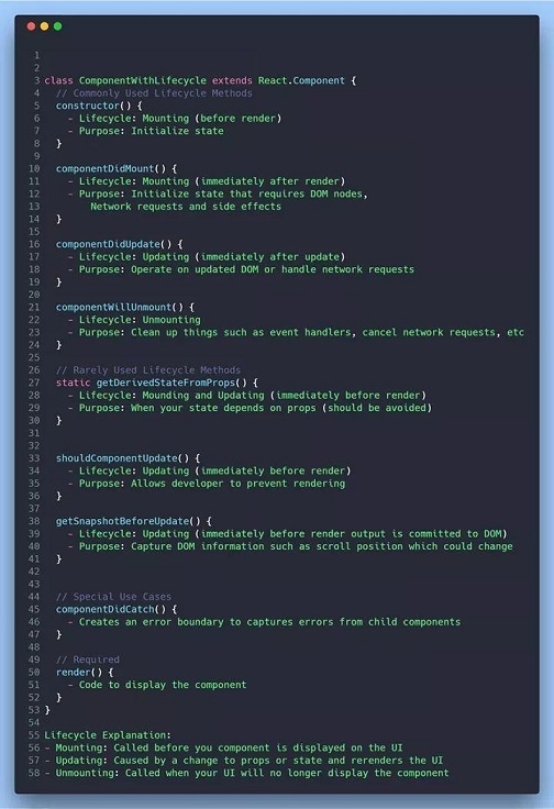 screenshot of the app