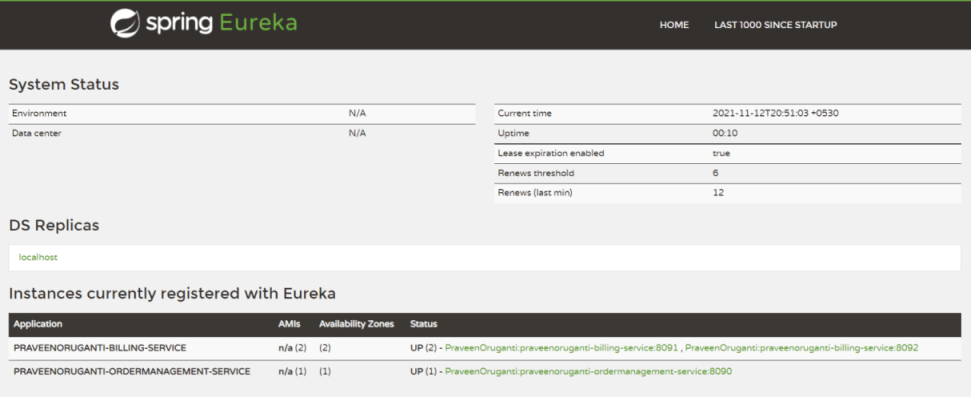 screenshot of the app