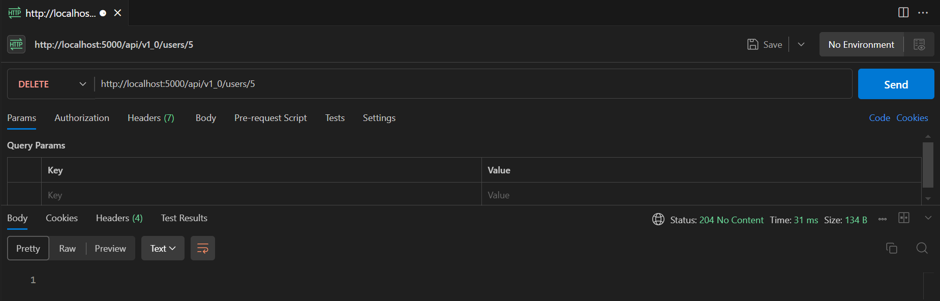 screenshot of the app