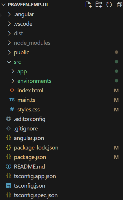screenshot of the app
