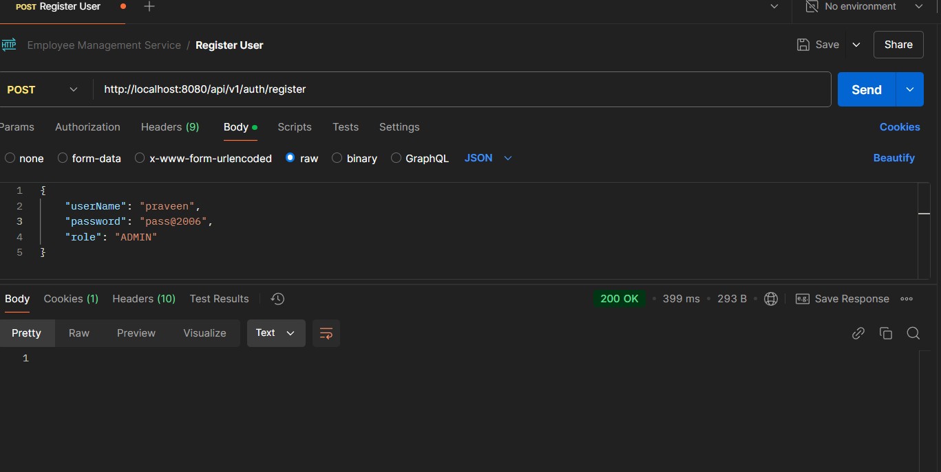 screenshot of the app