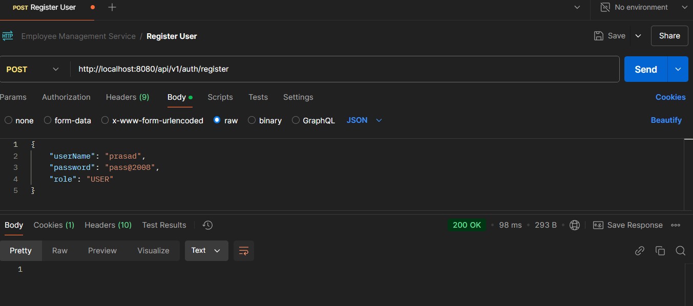 screenshot of the app