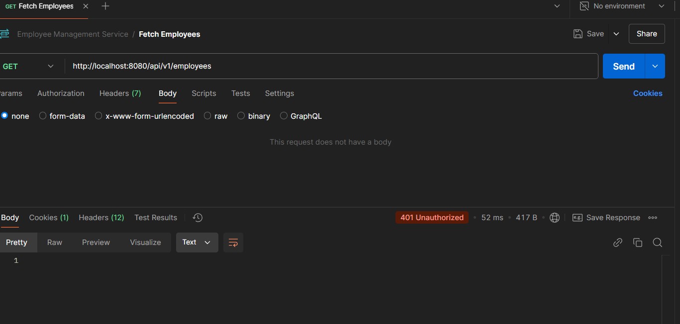 screenshot of the app