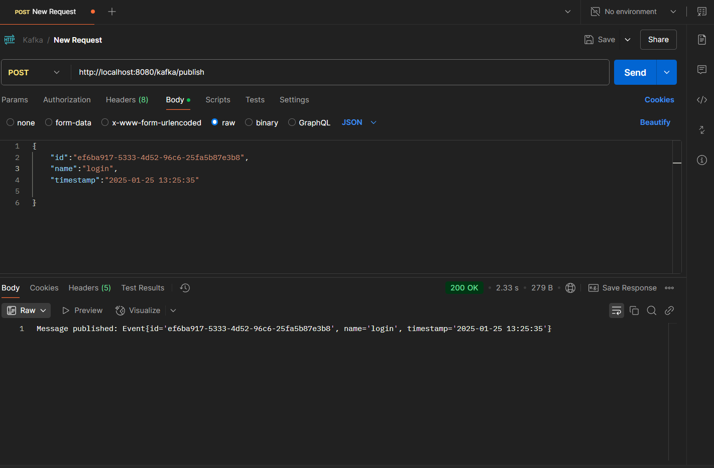 screenshot of the app