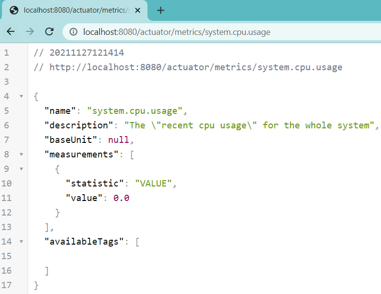 screenshot of the app