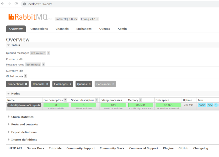 screenshot of the app