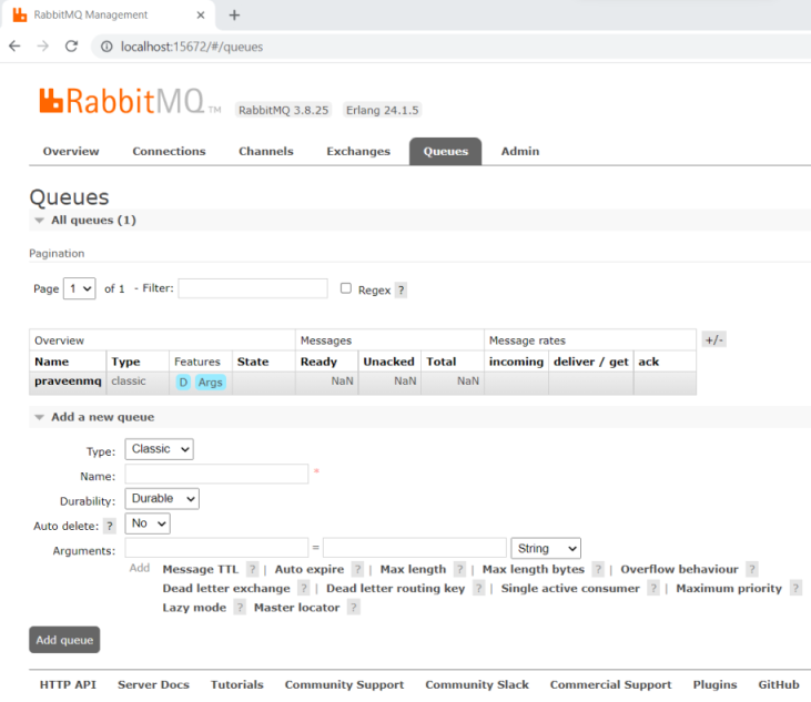 screenshot of the app