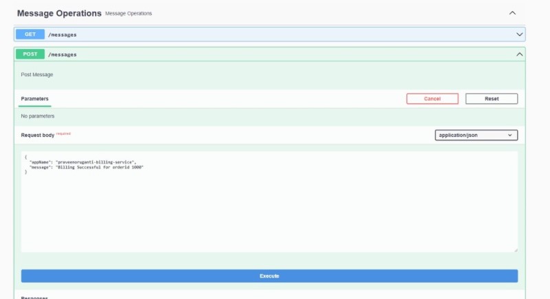 screenshot of the app